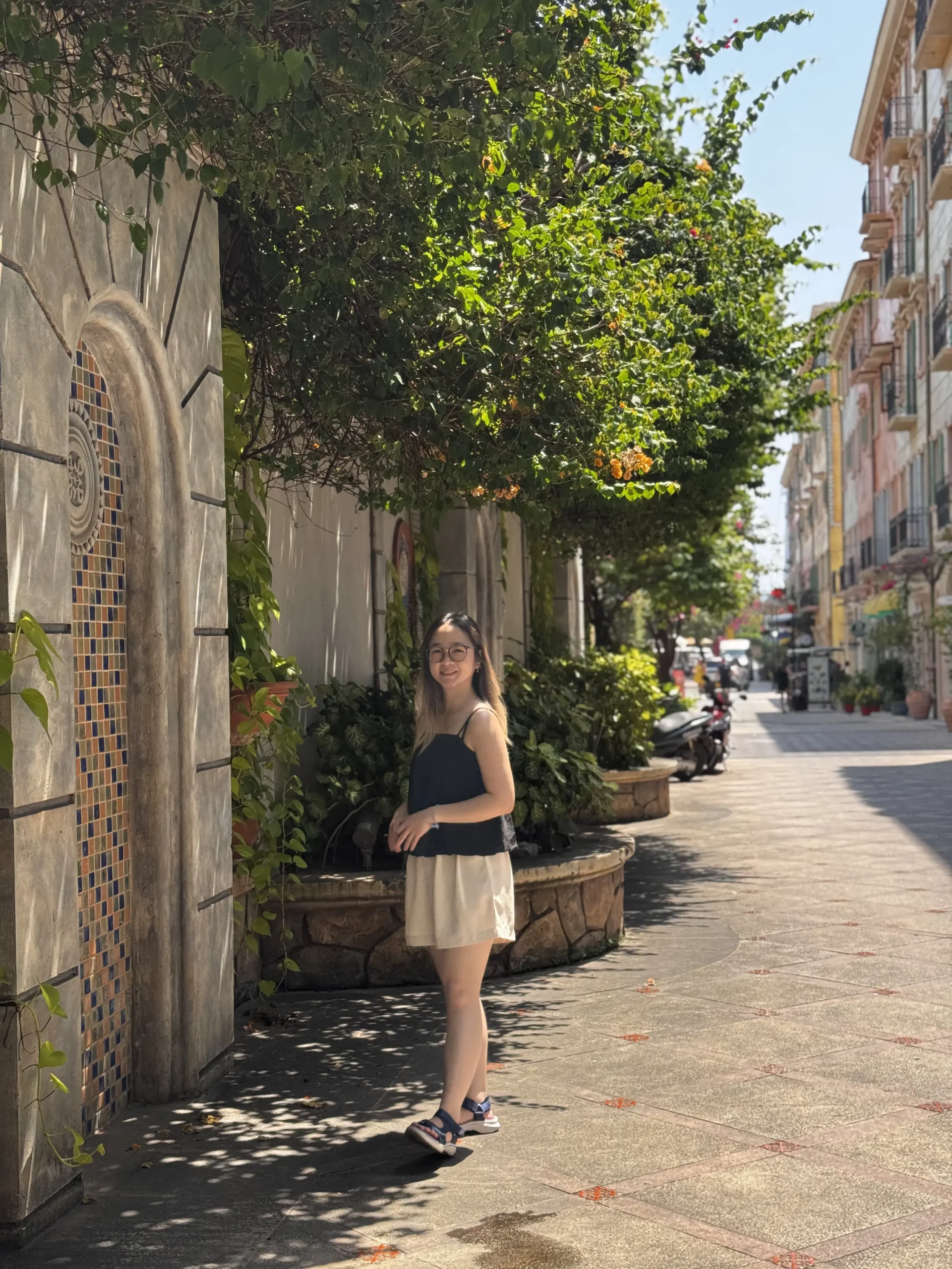 Streets of Sunset Town in Phu Quoc Vietnam